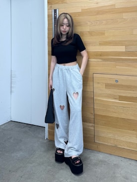 藤岡真央さん(レディース・154cm)の夏コーディネート
