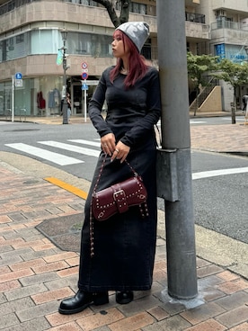 藤岡真央さん（レディース・154cm）の夏コーディネート