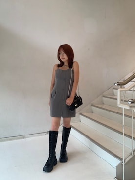 藤岡真央さん（レディース・154cm）の夏コーディネート