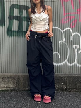 藤岡真央さん(レディース・154cm)の春コーディネート