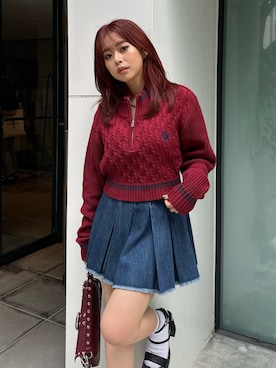 藤岡真央さん(レディース・154cm)の夏コーディネート