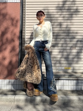 藤岡真央さん（レディース・154cm）の秋コーディネート