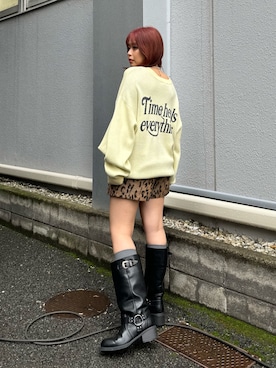 藤岡真央さん(レディース・154cm)の冬コーディネート