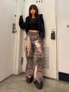 「EVRIS（エヴリス）のアイテム」を使った、藤岡真央さん（レディース・154cm）の春コーディネート