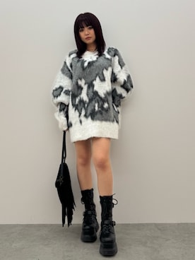 藤岡真央さん（レディース・154cm）の秋コーディネート