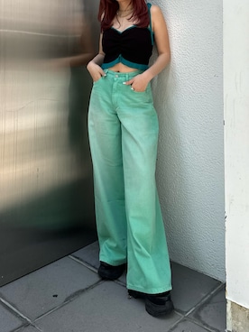 藤岡真央さん（レディース・154cm）の春コーディネート