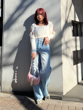 藤岡真央さん(レディース・154cm)の春コーディネート
