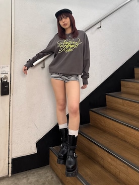 藤岡真央さん（レディース・154cm）の春コーディネート