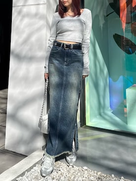 藤岡真央さん(レディース・154cm)の春コーディネート