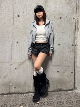 藤岡真央さん（レディース・154cm）の秋コーディネート