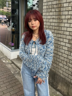 藤岡真央さん(レディース・154cm)の夏コーディネート