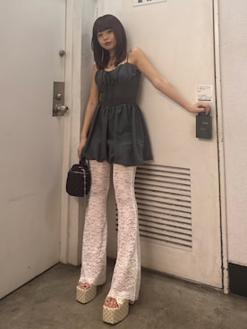 藤岡真央さん（レディース・154cm）の春コーディネート