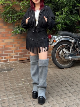 藤岡真央さん（レディース・154cm）の秋コーディネート