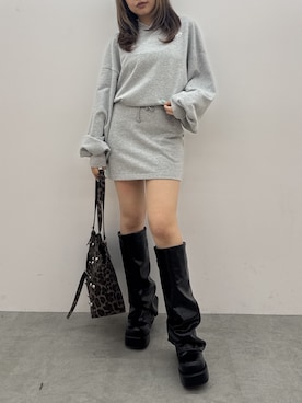 藤岡真央さん(レディース・154cm)の秋コーディネート