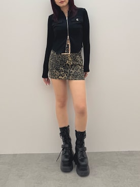 藤岡真央さん（レディース・154cm）の冬コーディネート