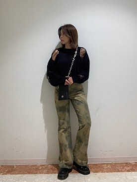 藤岡真央さん（レディース・154cm）の春コーディネート