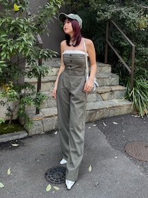 evris キャミオールインワン