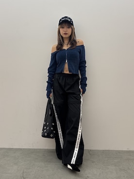 藤岡真央さん(レディース・154cm)の秋コーディネート