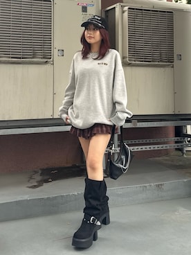 藤岡真央さん（レディース・154cm）の夏コーディネート