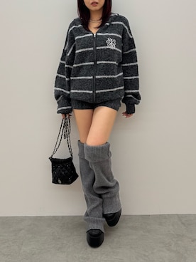 藤岡真央さん(レディース・154cm)の冬コーディネート