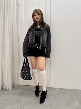藤岡真央さん(レディース・154cm)の夏コーディネート