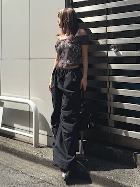 藤岡真央さん（レディース・154cm）の春コーディネート