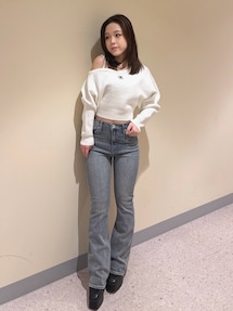 ハイウエストbijouフレアデニムパンツ｜ジェイダ（GYDA）公式通販