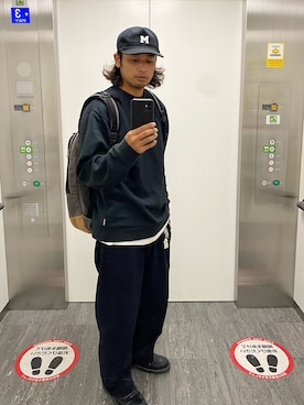 「Afends（アフェンズ）のアイテム」を使った、fucchii1996さん（メンズ・176cm）の秋コーディネート