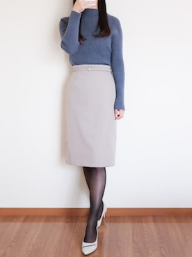 「OFUON（オフオン）のアイテム」を使った、umimumさん（レディース・163cm）の冬コーディネート