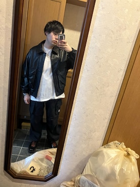 Watanabe Jinさん（メンズ・166cm）の冬コーディネート