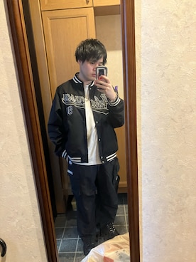 Watanabe Jinさん（メンズ・166cm）の冬コーディネート