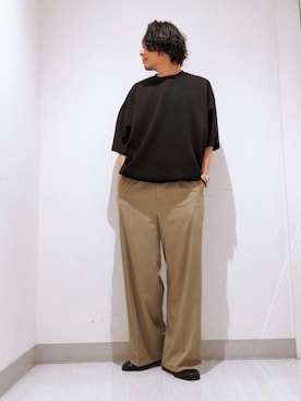 「tk.TAKEO KIKUCHI（ティーケータケオキクチ）のアイテム（トップス）」を使った、terashinさん（メンズ・178cm）の夏コーディネート