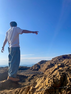 「アイテム（ブーツ）」を使った、ohsukedesuさん（メンズ・176cm）の秋コーディネート