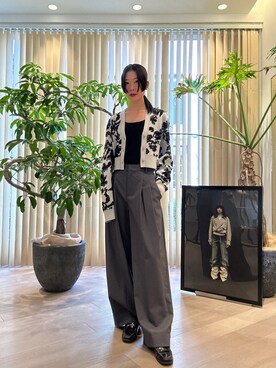 Yamamura Mahiroさん（レディース・166cm）の秋コーディネート