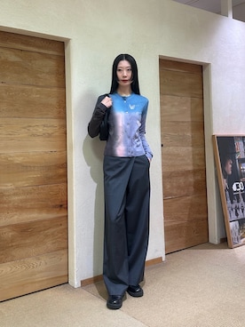 「24AW秋の新作」｜Yamamura Mahiroさん（レディース・166cm）の冬コーディネート