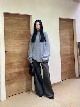 「24AW秋の新作」｜Yamamura Mahiroさん（レディース・166cm）の秋コーディネート