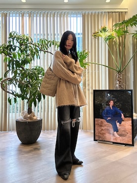 Yamamura Mahiroさん（レディース・166cm）の秋コーディネート