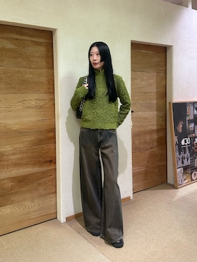 Yamamura Mahiroさん（レディース・166cm）の秋コーディネート