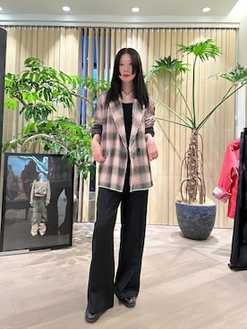 Yamamura Mahiroさん（レディース・166cm）の秋コーディネート