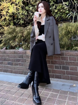 SANAさん（レディース・152cm）の冬コーディネート