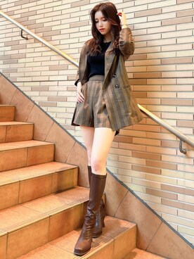 SANAさん（レディース・152cm）の秋コーディネート