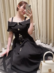 オフショルプリーツワンピース｜リゼクシー（RESEXXY）公式通販