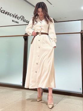 「RESEXXY（リゼクシー）のアイテム（ベルト）」を使った、SANAさん（レディース・152cm）の春コーディネート