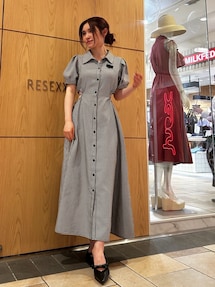 ウエストオープンシャツワンピース｜リゼクシー（RESEXXY
