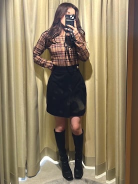 SANAさん（レディース・152cm）の秋コーディネート