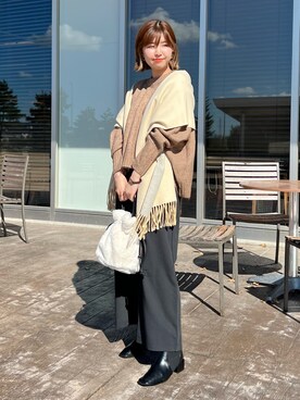 manakaさん（レディース・155cm）の秋コーディネート