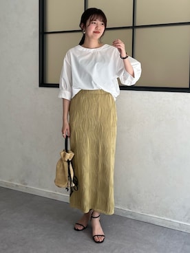 manakaさん（レディース・155cm）の春コーディネート