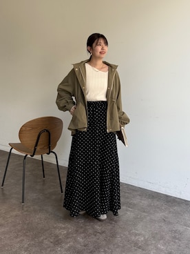 manakaさん（レディース・155cm）の冬コーディネート