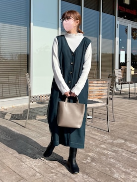 manakaさん(レディース・155cm)の秋コーディネート