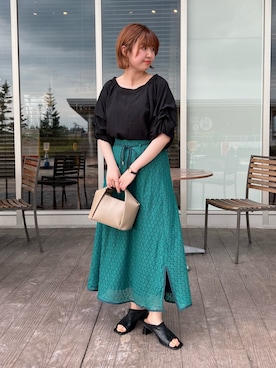 manakaさん（レディース・155cm）の夏コーディネート